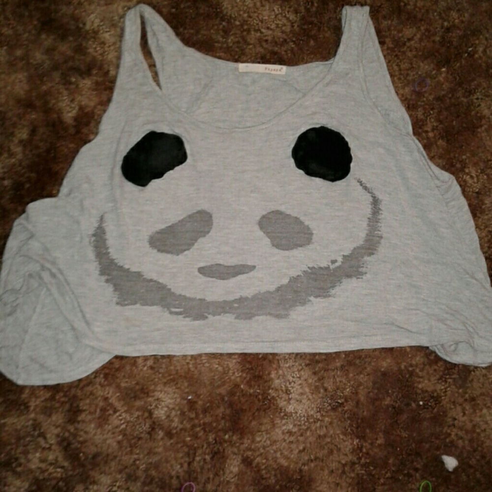 Panda crop top